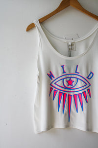 Vest with Pink and Blue design